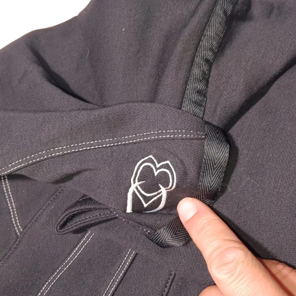 Cardi RBK Hoodie Sweatshirt casual informal black NWT HS4304 - Picture 5 of 11